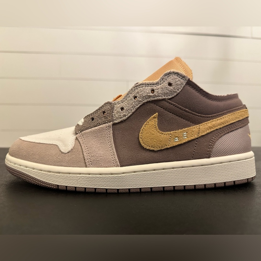Air Jordan 1 Low SE Craft - Taupe Haze/Celestial Gold/Fossil Stone/Mint Foam(9M)